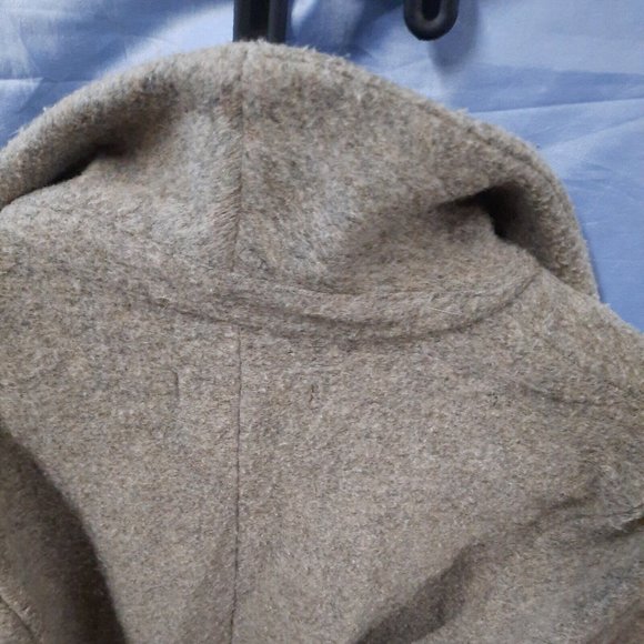 L.o.g.g. H&M Size 6 Womens Wool Blend Coat Jacket Peacoat Overcoat Topcoat Grey - Picture 12 of 13